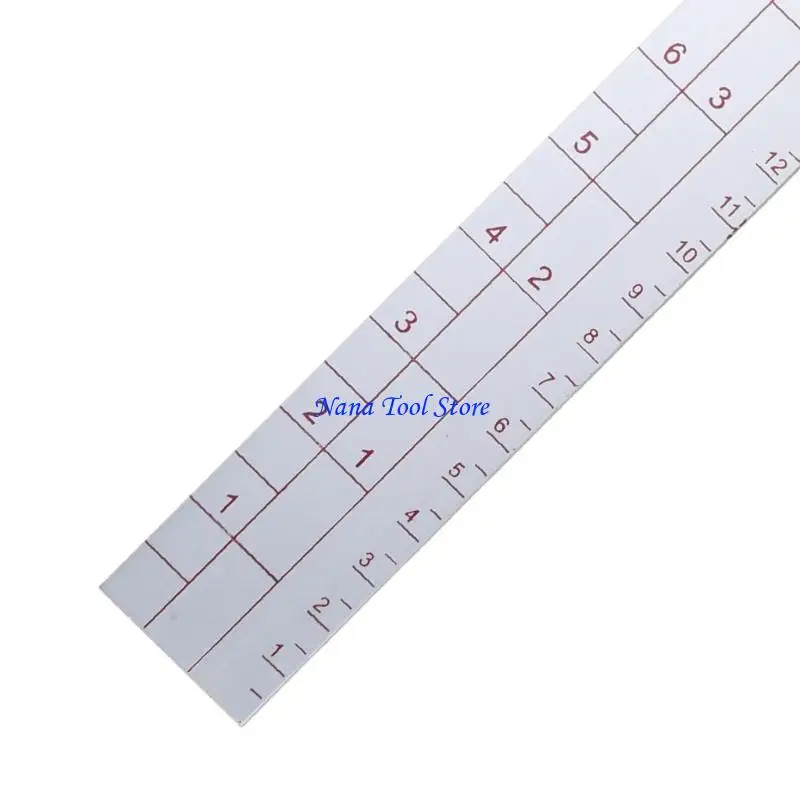 31GJ Automobile Paint Scale Ratio Toning Aluminum Alloy Paint Mixing Ruler Multiple