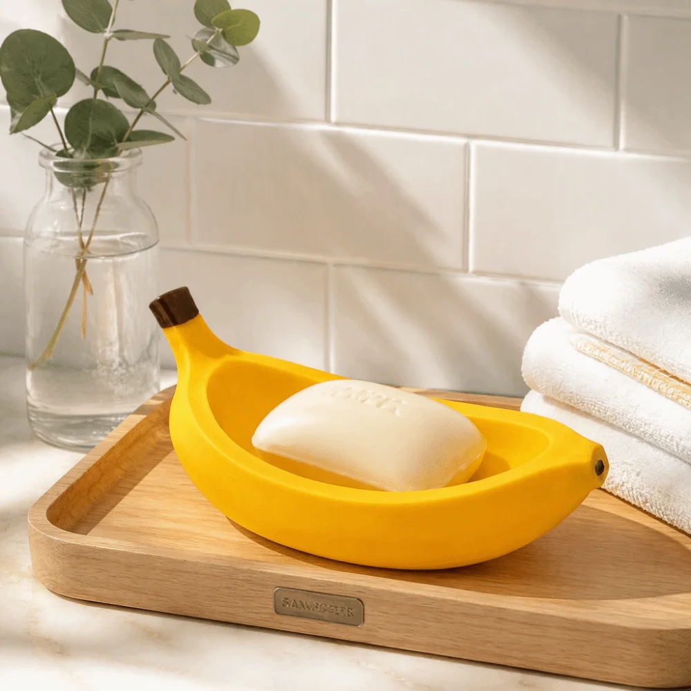 Storage Accessory Drainable Soap Dish Drain Design Single Layer Soap Box No Drill Draining Wall Mounted Soap Dish Household