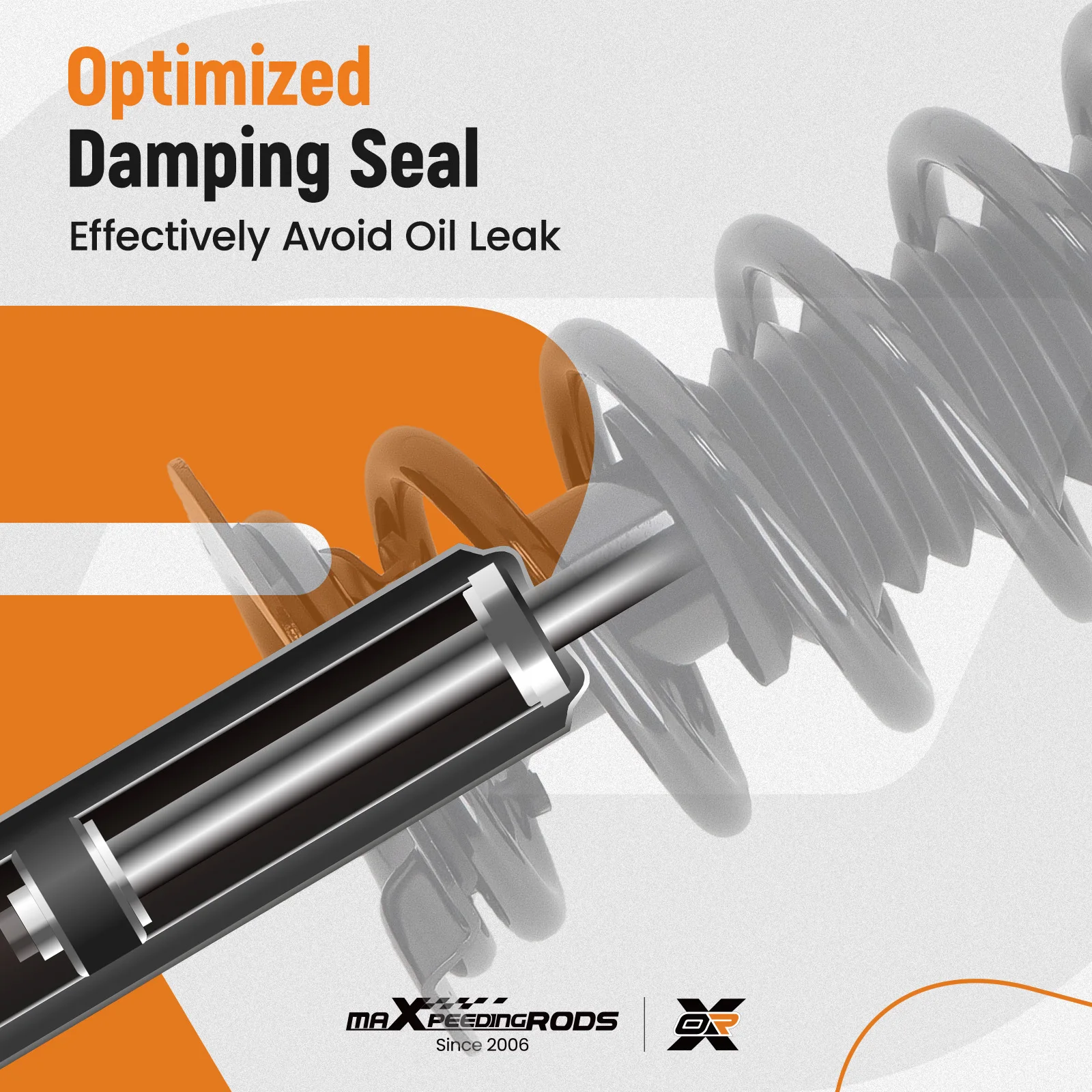 Amortiguador trasero para Honda Accord 2008-12 2,4 LITER L4/3.5LITER V6 Sedan/Coupé