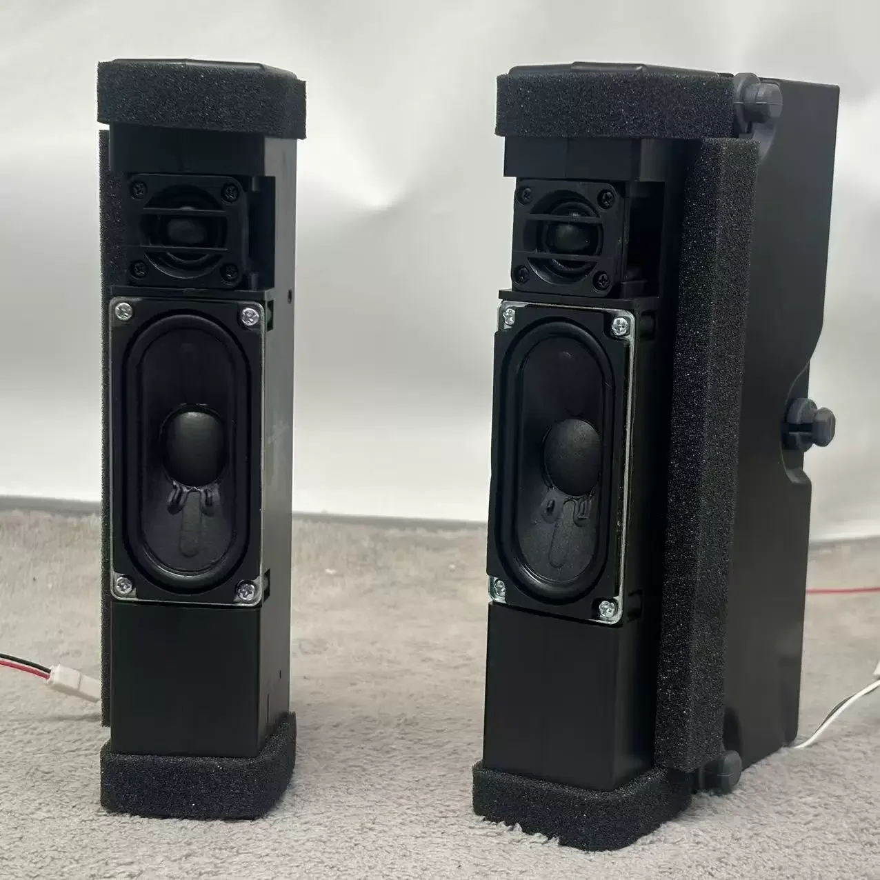 2PCS GHXAMP 198mm*120mm 2-Way Passive Labyrinth Bass-Reflex Speaker – 6Ω 18W