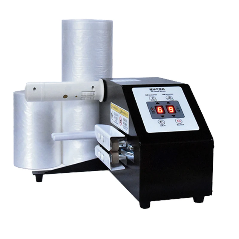 110V/220V Air Cushion Machine Bubble Film Bag Packaging Wrap Machine Inflator Filling Pillow Buffer Packing Making Machine CE