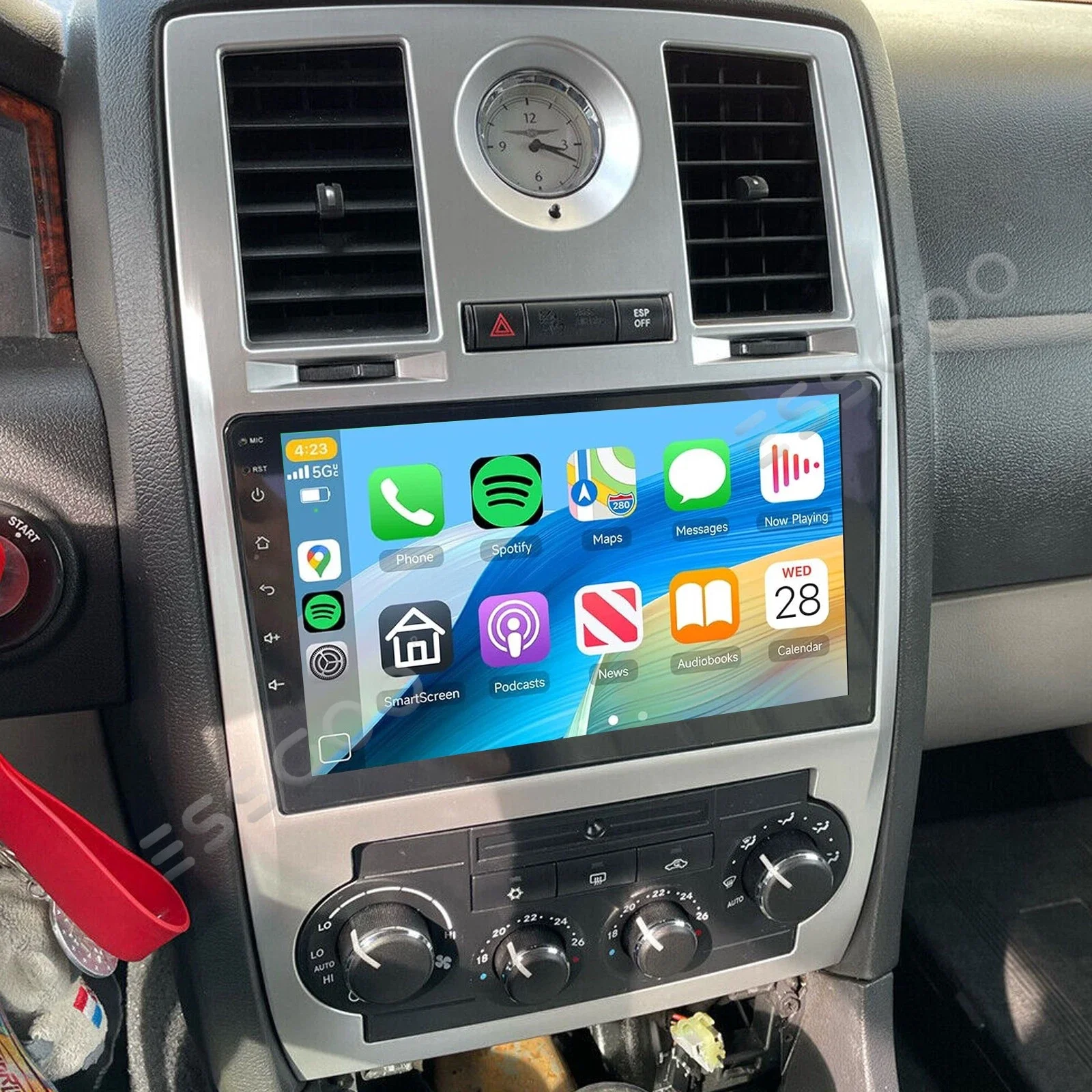 

Android 15.0 Carplay Auto для Chrysler 300C Aspen 2004 2005 2006 2007 2008, автомобильный радиоприемник, мультимедийный видеоплеер, навигация, GPS, WIFI