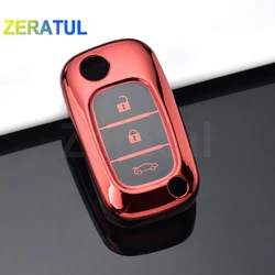 For LADA Largus Kalina Granta Vesta X-Ray Benz Smart TPU Flip Car Key Case Cover For Renault Fluence Clio Megane Kangoo Lacia