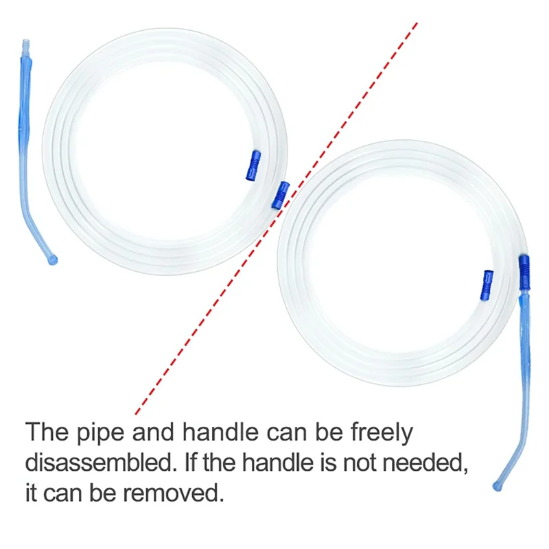 B17B 4Pack Negative Pressure Head Connecting Tube Vacuum Suction Machine Collection Tubing Portable Suction Machine Tube