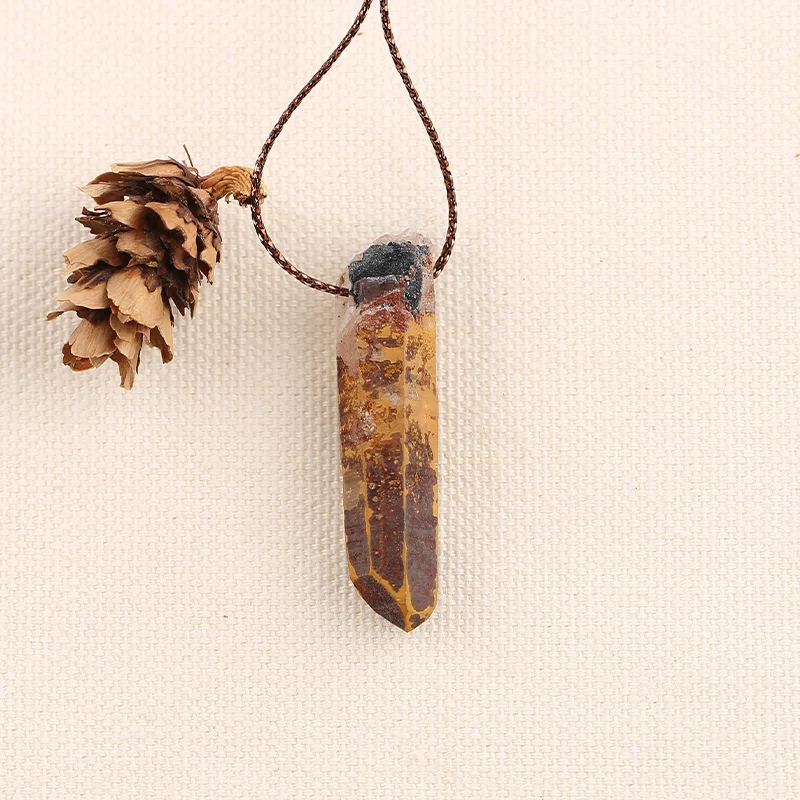B&F Handmade Drusy White Quartz With Pyrite Pendants Genuine Natural stones beads, Unique Stones for jewelry & DIY Earring Beads