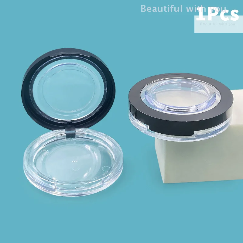 

1Pcs Transparent Pigment Packaging Box Eye Shadow Empty Disk Lipstick Sample Color Test Empty Box Powder Cosmetics Accessories