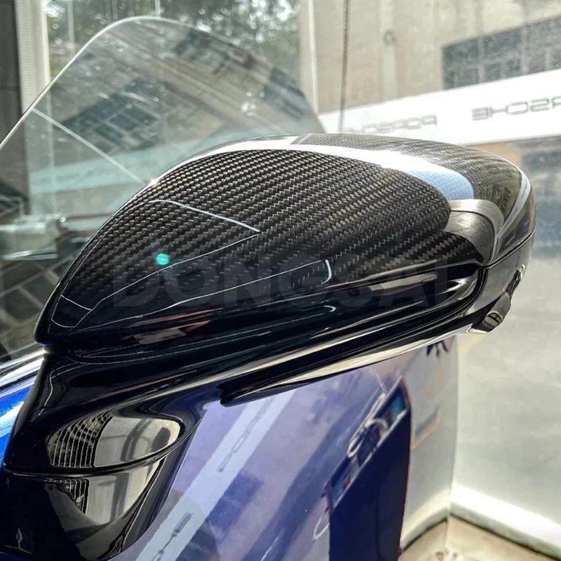 

Prepreg Carbon Fiber Upper Replacement Mirror Housings for 911 992/Taycan 9J1 2019+ LHD