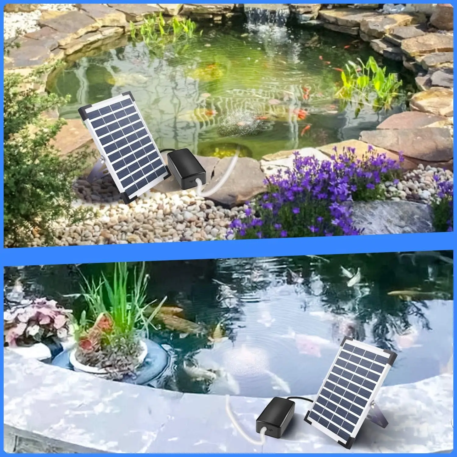 Lewisia 5w Solar Luftpumpe Kit 3 Arbeits modi Teich be lüfter Blase Oxygen ator Aquaponik Aquarium Koi Teich Aquarium