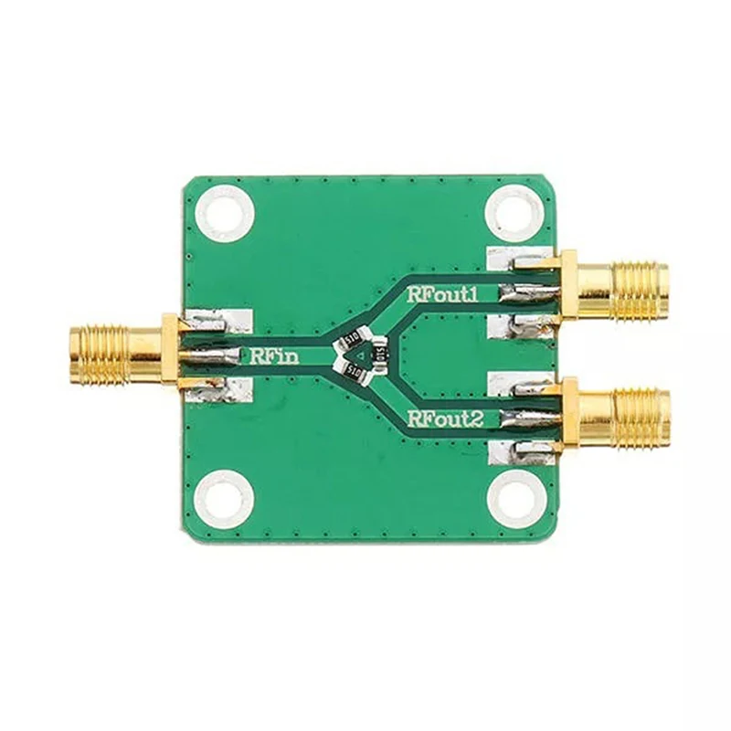 1Pcs RF Microwave Resistance Power Divider Splitter 1 to 2 Combiner SMA DC~5GHz