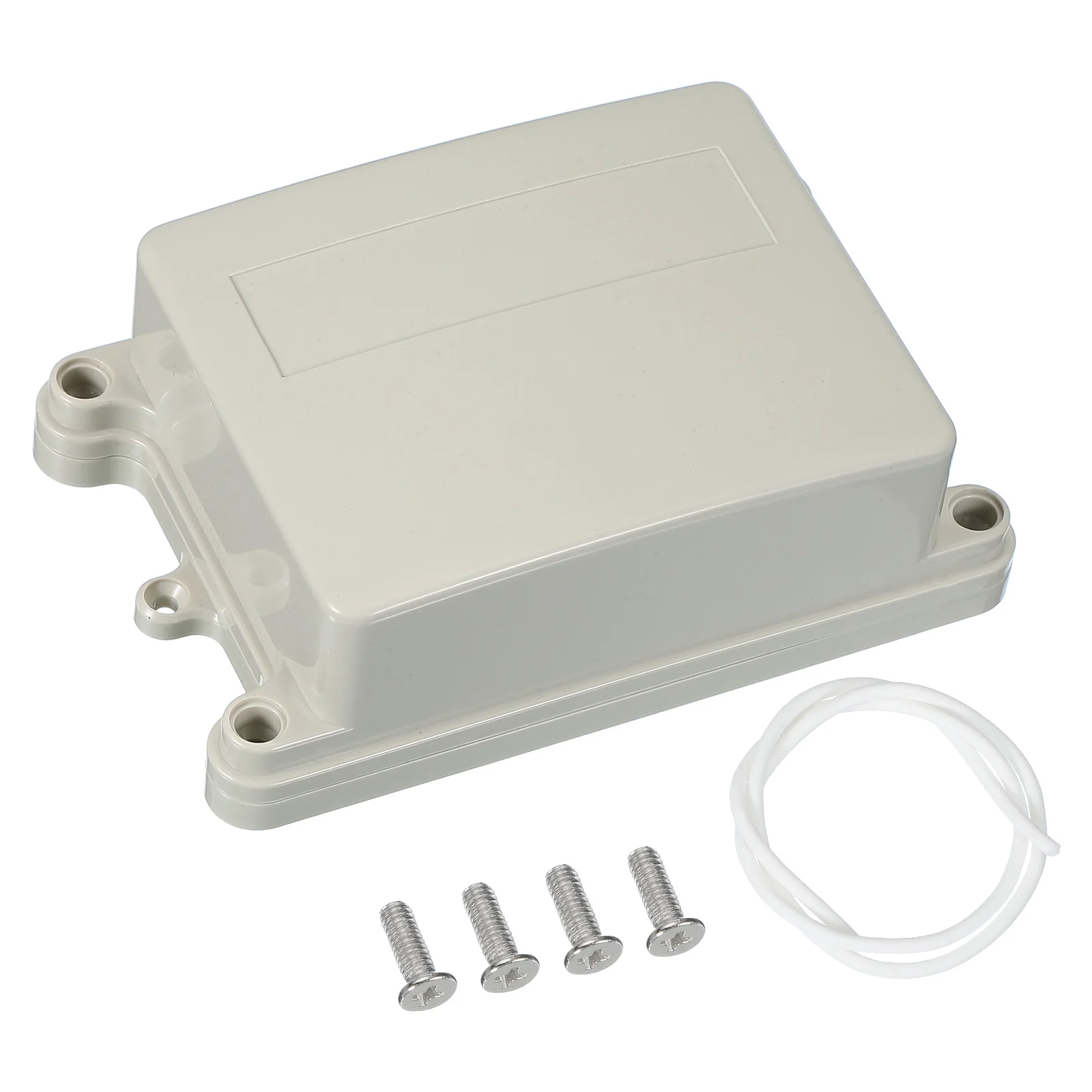 6.18 Inch Junction Box Electrical Enclosure Box ABS Plastic Waterproof Outlet Plug Cover Cord Protector with Mounting Plate