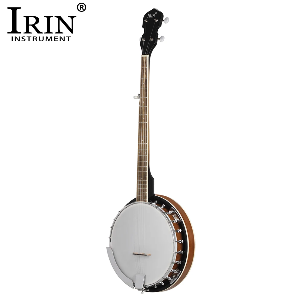 IRIN 5 Strings Banjo High Quality Stringed Instrument Western Traditional Ukulele Concert Bass Guitar Adult Musical Gifts