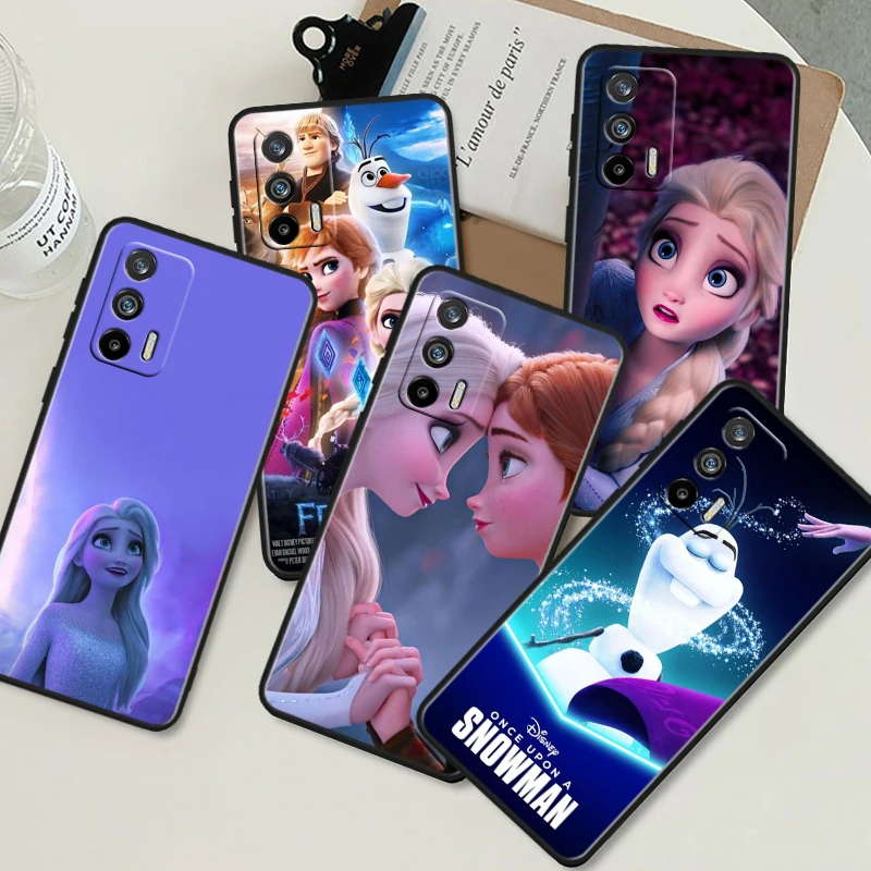 

Cool Disney Frozen Elsa For OPPO Realme GT Neo 5 SE 10 9i 8i 7i 6s 5 Narzo 50i 50A 240W Pro Plus Black Soft Phone Case