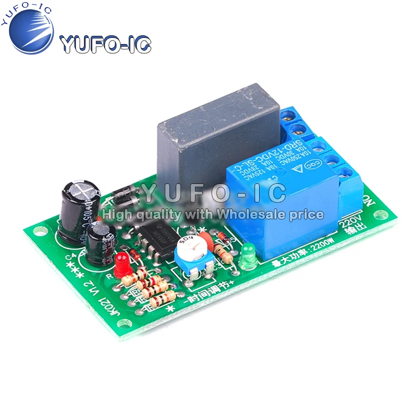 220V Relay Board Power-on And on-delay Disconnection Circuit Module Corridor Switch Stair Light D1B5