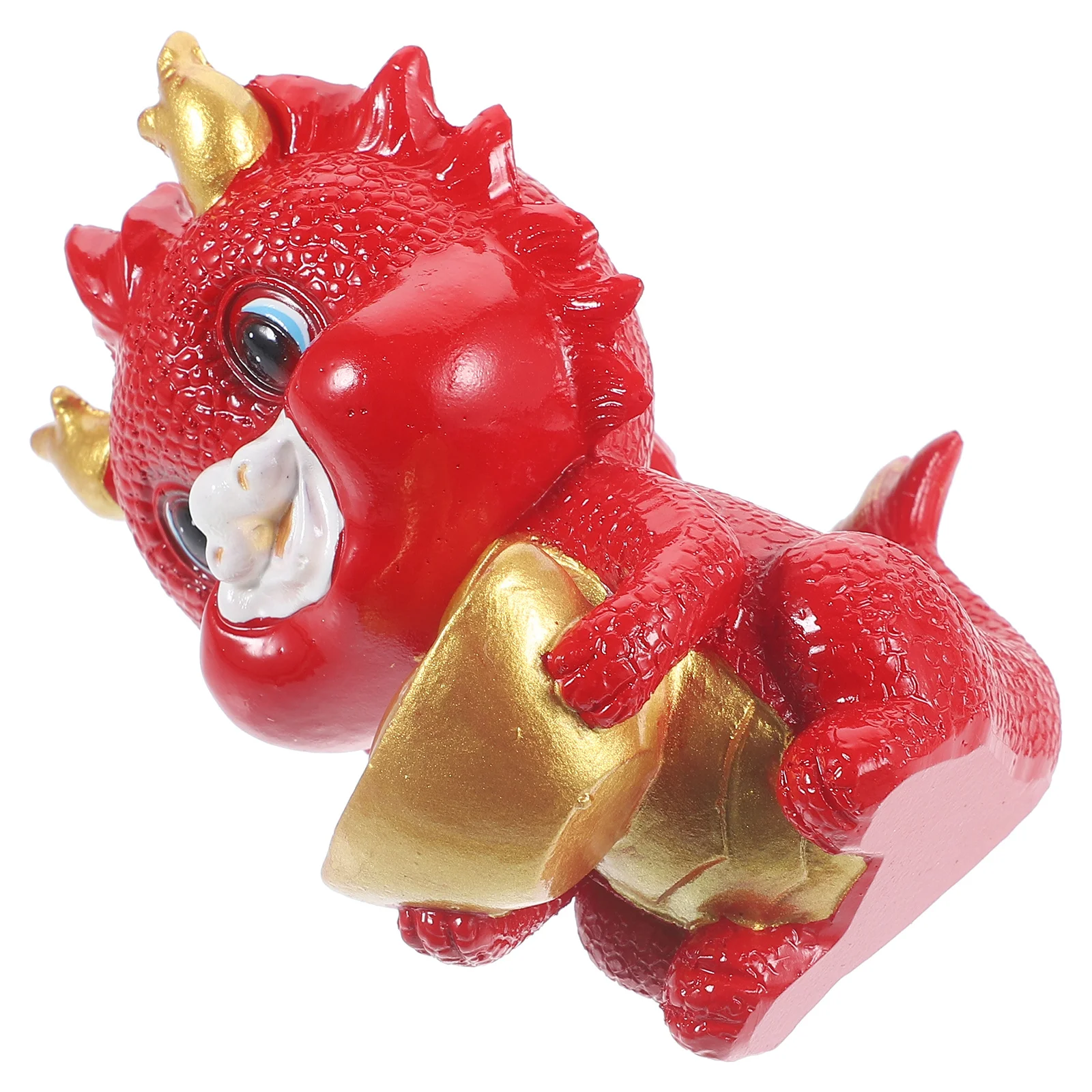 

2024 Chinese New Year Dragon Resin Mascot Statue Home Office Decor Zodiac Art Craft Decoration for Desktop Cabinet Scene