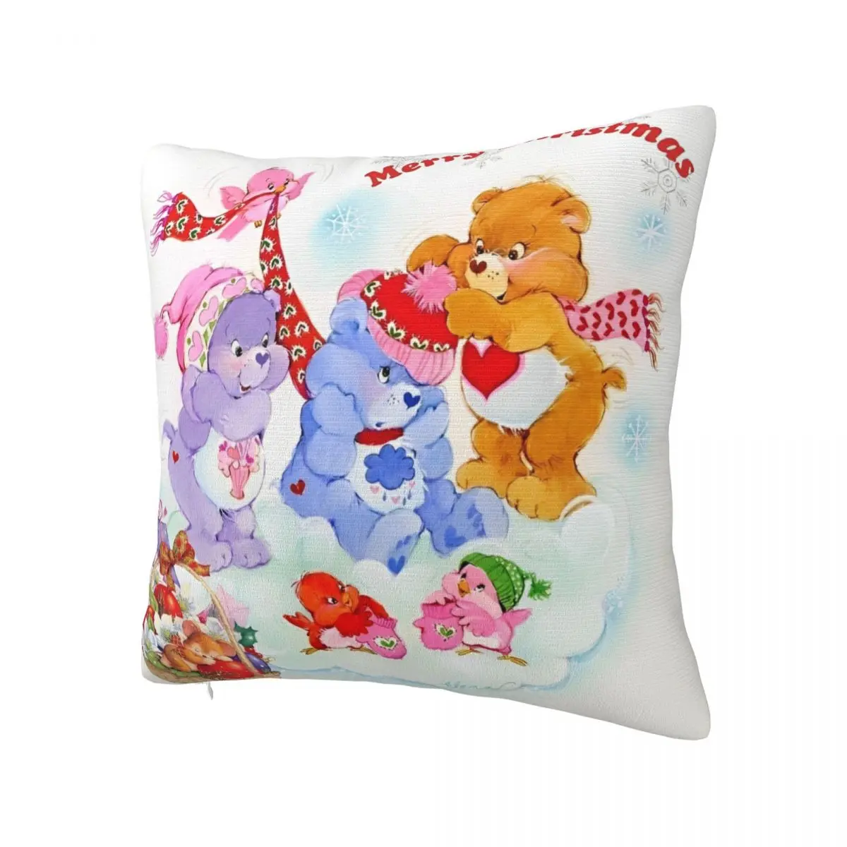 Cute Minniso Care Bears Christmas Sleep Pillow Case Christmas Pillow Cover Soft Cover Pillowcases For Office Car Home Decorative