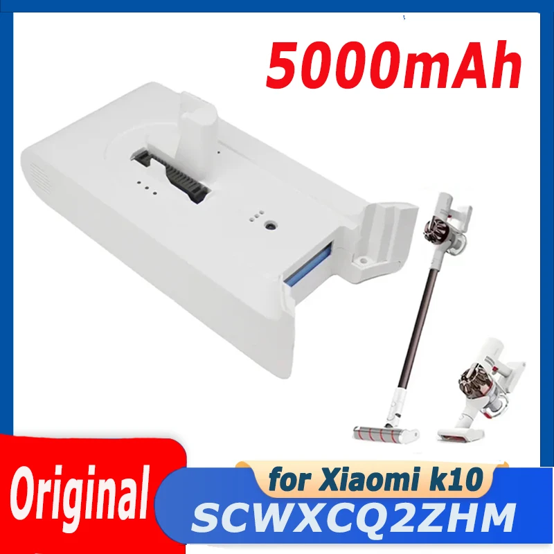 

Original 25.2V 5000mAh Battery Pack for Xiaomi Mijia K10 Handheld Cordless Vacuum Cleaner 18650 Li-ion Replacement batteries