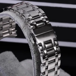 Curved End Stainless Steel Watchband for Tissot 1853 Couturier T035 18mm 22mm 23mm 24mm Watch Band Women Men's Strap Bracelet