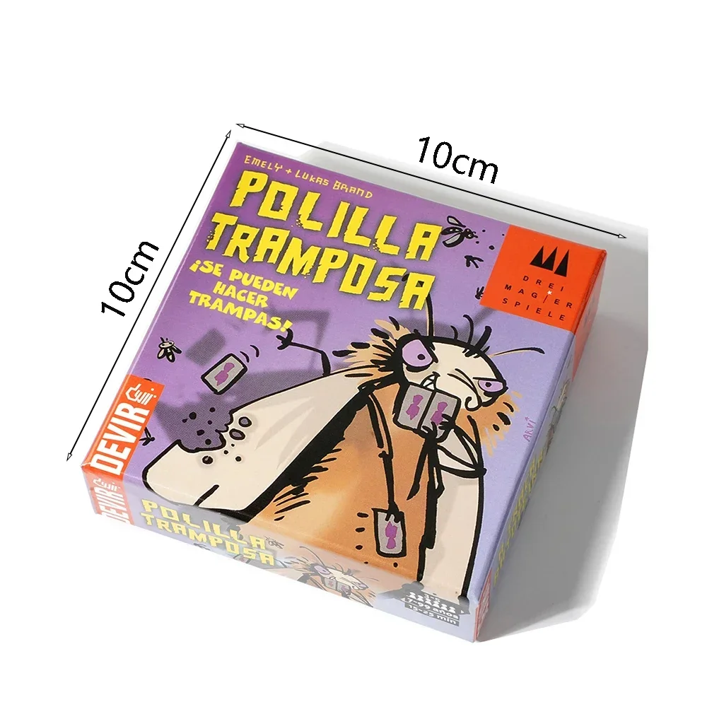 Mogel motte polilla tramposa jogo de cartas devir-jogo trapa de traça/real xiaoqiang trapaça traça