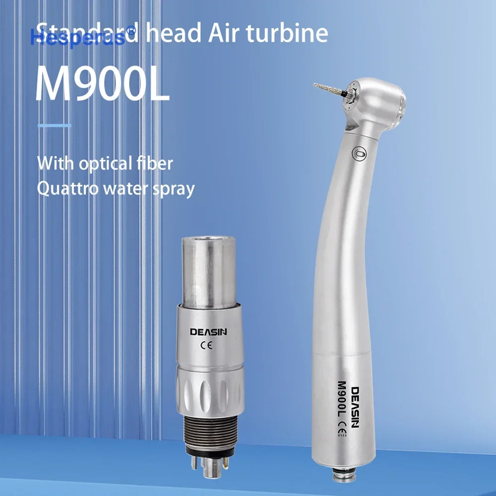 Dent al High Speed Led Optical Fiber Air Turbine Handpiece For Nsk Coupling M800L / M900L Dent al Fast Speed Air Rotor Handpiece