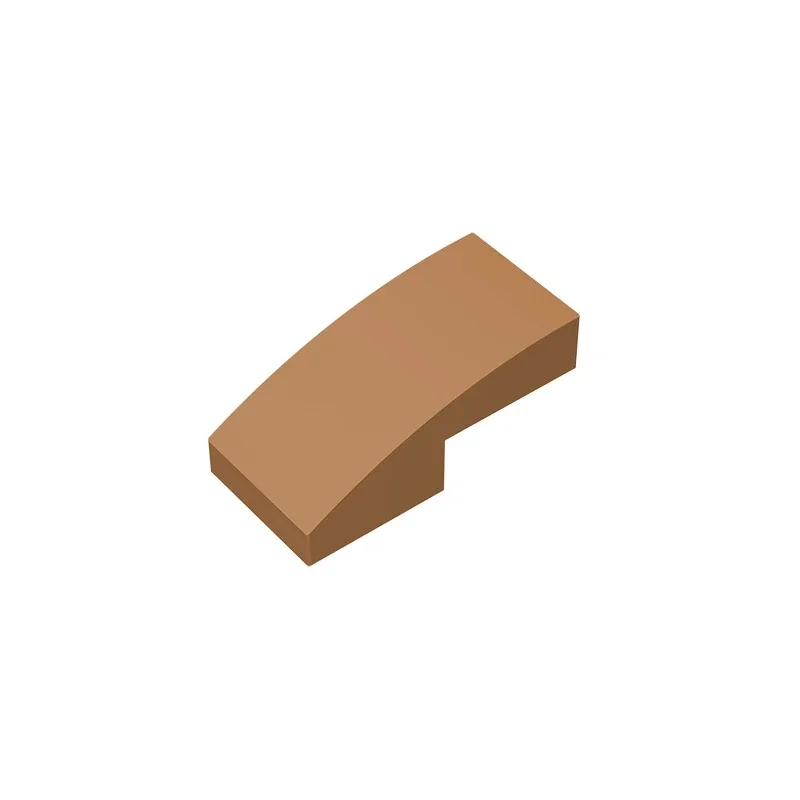 Gobricks GDS-656 Slope, gebogen 2 x 1, kompatibel mit Lego 11477 DIY-Lernbausteinen für Kinder, technisch