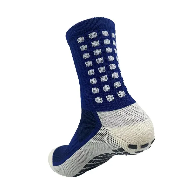 Anti-slip Football Socks Men Women Non-slip Soccer Basketball Tennis Sport Socks Grip Cycling Riding Socks 38-45