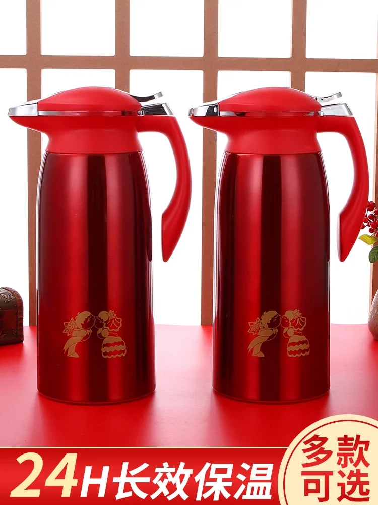 

Thermos a pair of thermos kettles wedding dowry supplies