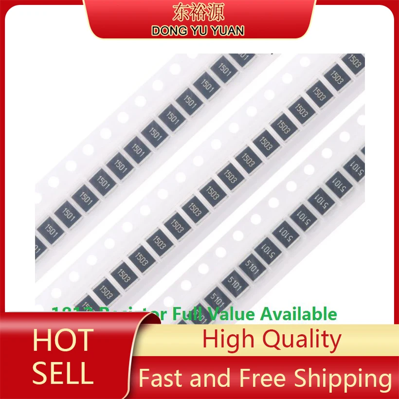 Freeship 100pcs 1210 Resistor 10K 5% 0R~10M Ohm 10R 0R 1R 100R 220R 330R 470 4.7 2/3/4/5/6/7/8/9/k/r SMD Chip  1K 2.2K 10K 100K