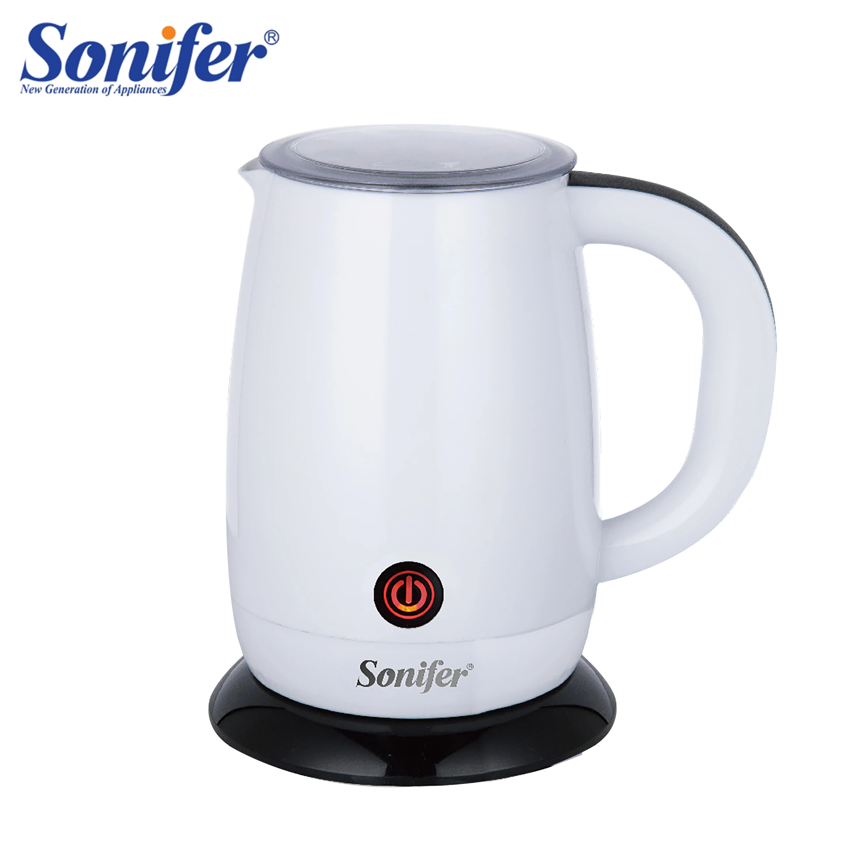 Milk Frother Frothing Foamer Cold/Hot Latte Cappuccino Chocolate fully automatic Milk Warmer Cool Touch Sonfer