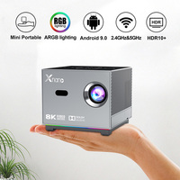 Xnano Mini Portable Projector 4K High Definition Full HD 1080P Native X3 Android Beam Video Home Theater Projector for Movies