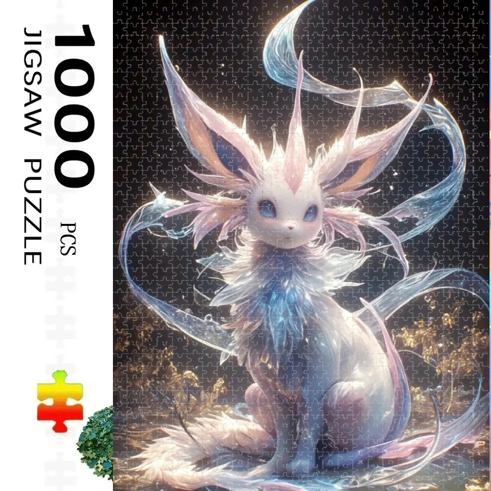 

Японские аниме-пазлы Pokemon Eevee, 500 элементов, сложные семейные игры для игровой комнаты, спальни, гостиной