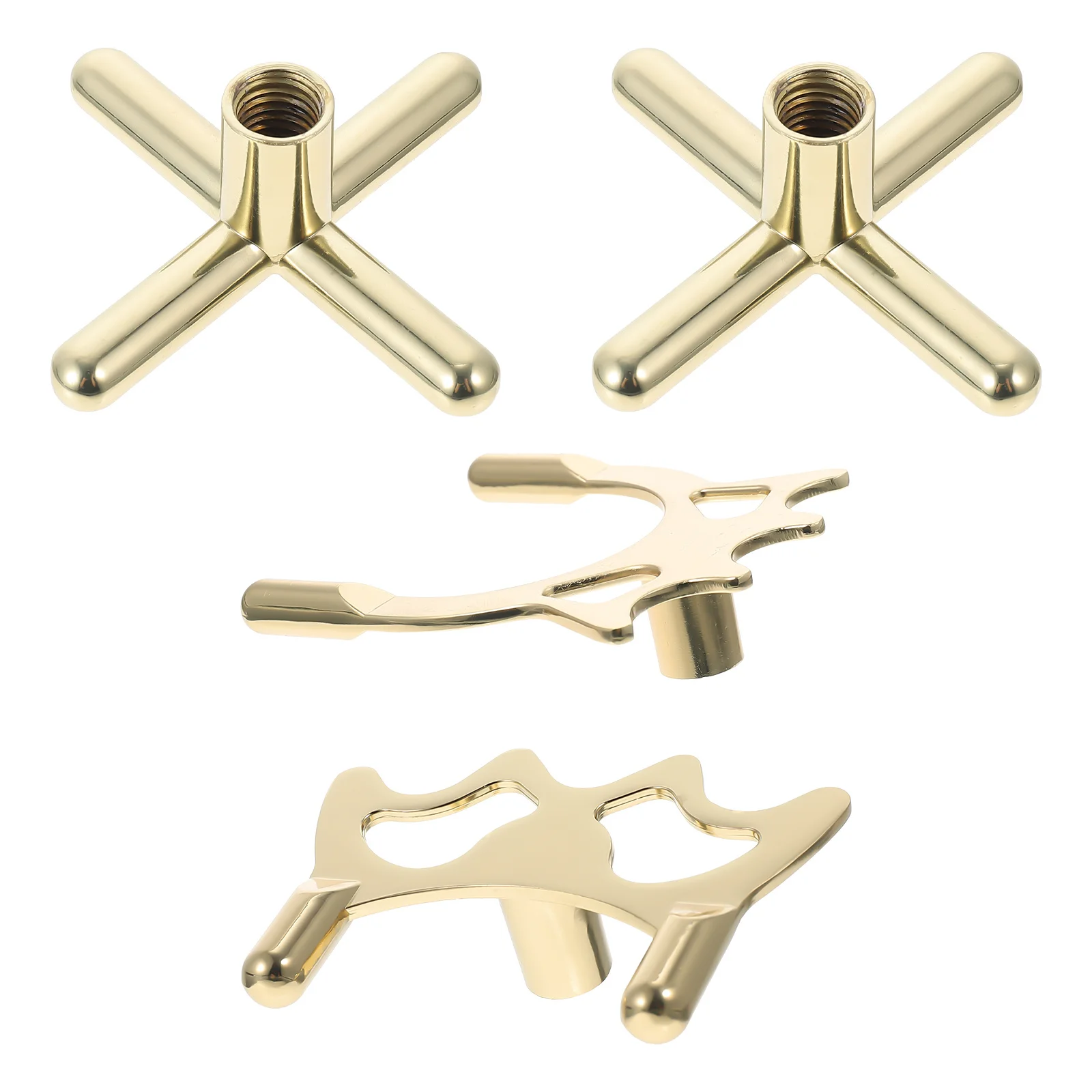 

4Pcs Billiards Cue Bridge Premium Zinc-Aluminium Alloy Lightweight Portable Non-Slip Snooker Stick Holder for Pool Table