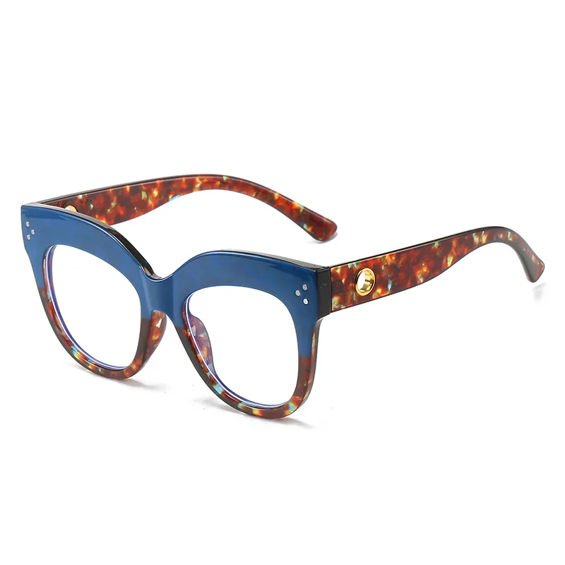 Linverser CXI-Monture de lunettes œil de chat respirante pour femme, lunettes d'ordinateur anti-fatigue, lunettes carrées, lunettes anti-bleu, 60821