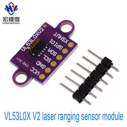 VL53L0X Time-of-Flight (ToF) Laser Ranging Sensor Breakout 940nm GY-VL53L0XV2 Laser Distance Module I2C IIC 3.3V/5V for arduino