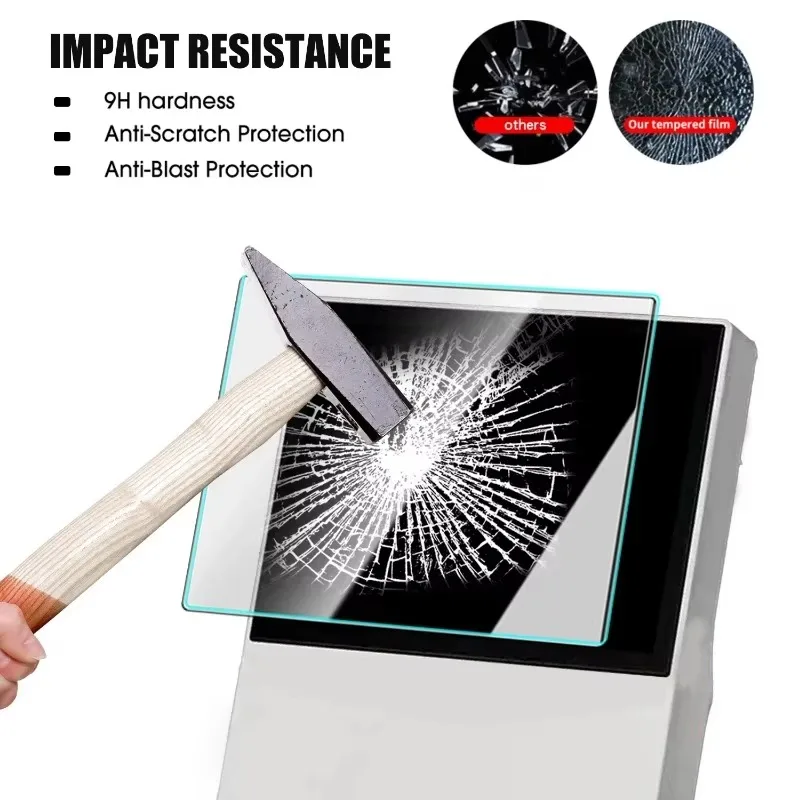3-1 قطعة واقي للشاشة الزجاجية لوحدة تحكم ألعاب الطوب Trimui الزجاج المقسى 9H صلابة المضادة للخدش فيلم زجاجي HD أفلام واضحة