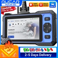 MUCAR 682 OBD2 Escáner, herramienta de diagnóstico asistido por IA, diagnóstico del sistema completo de nivel OE, 20 reinicio, herramienta de escaneo bidonal CAN FD obd2