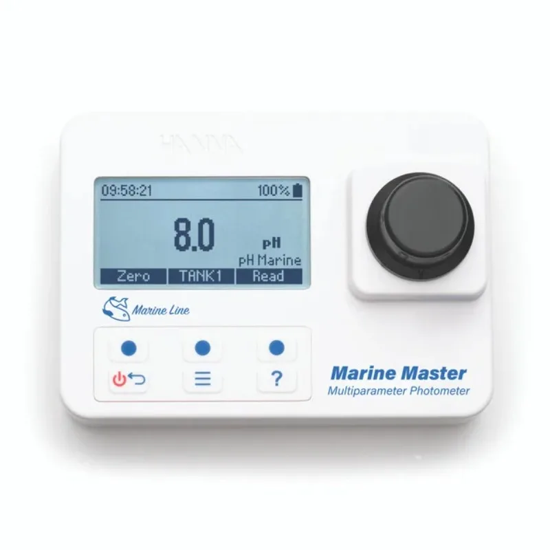 HI97105 Marine Photometer - Waterproof Multiparameter Water Tester for Aquarium Seawater pH Nitrate Calcium Alkalinity