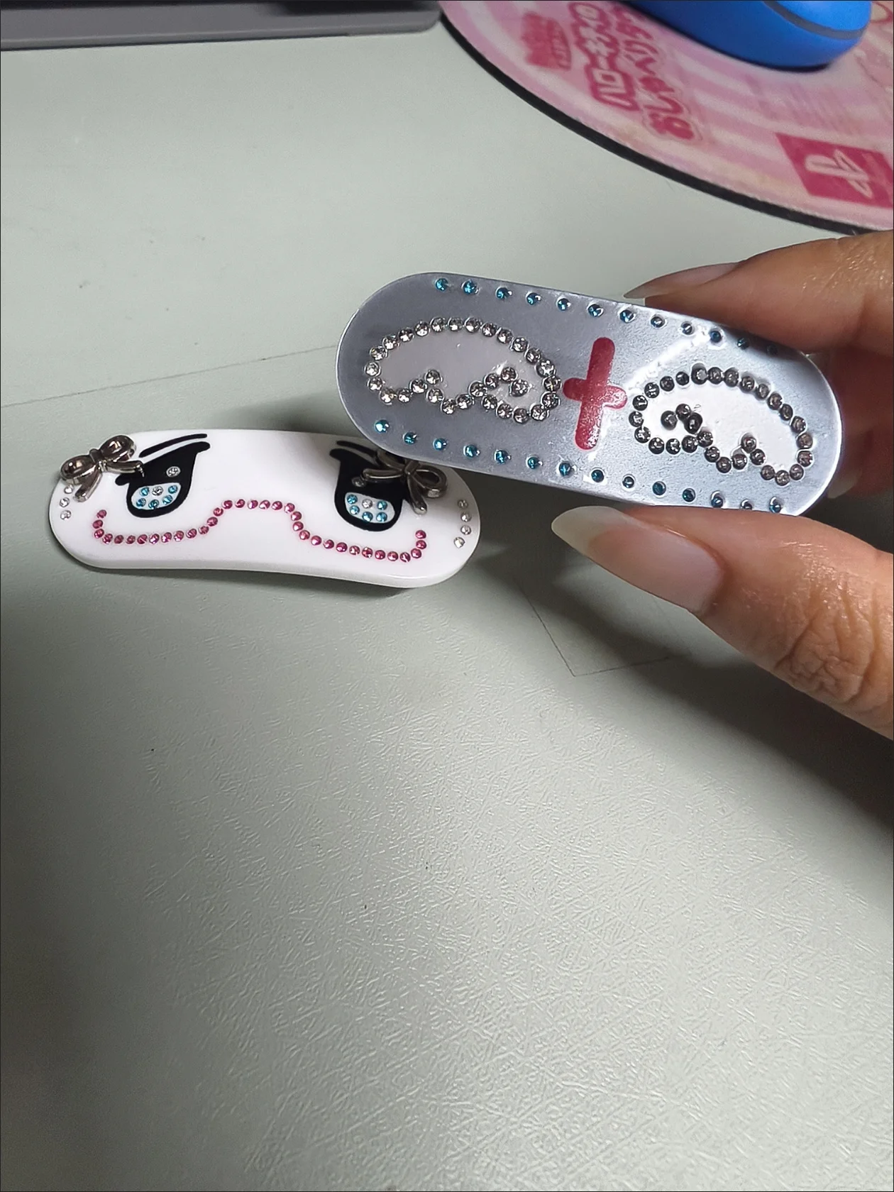 Korean Style Cute Girls Necessary Dog Paw Angel Bear Cross Sweet Side Clip Summer Cartoon Pattern Harajuku Kawaii Hair Clips