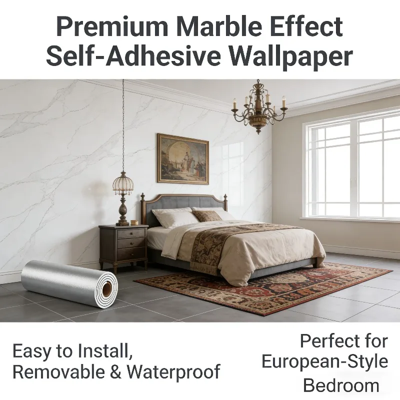 

Easy Install Marble Foam Wallpaper Multi-Pattern Self-Adhesive Wall Panel Tile Stickers Wall Covering TV Background Walls Decor