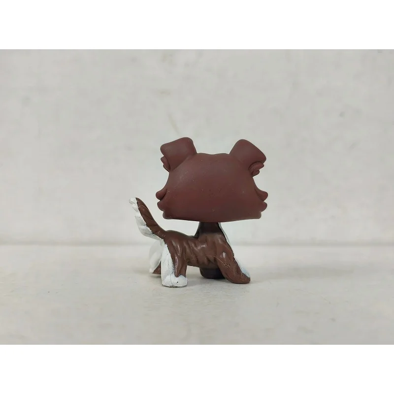Figura LPS Cane Collie Marrone # 7085 W/Accessori Mini giocattolo per negozio di animali