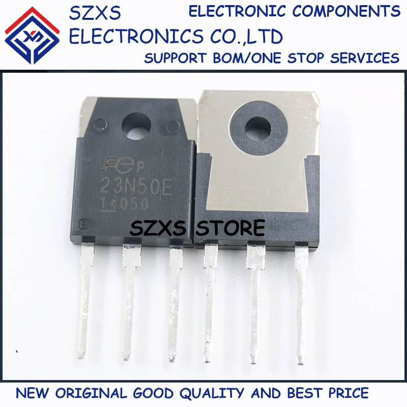 

New Original 10Pcs FMH23N50E 23N50E TO-3P 23A 500V MOSFET Field-effect Transistor In Stock Electronic Components Good Quality