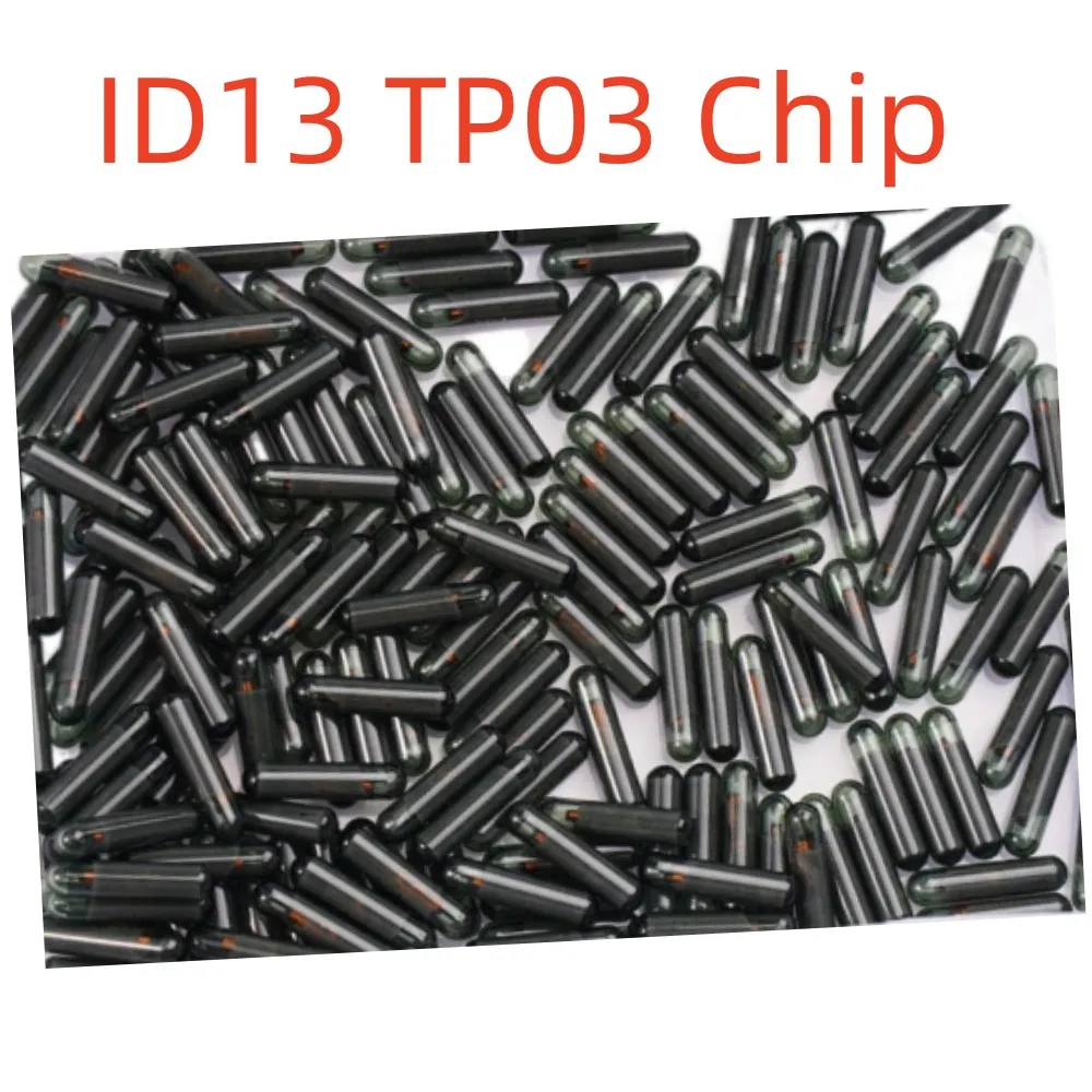 10/20pcs Car Key Chip Blank ID13 Chip Glass TP03 id 13 glass Auto Transponder chip