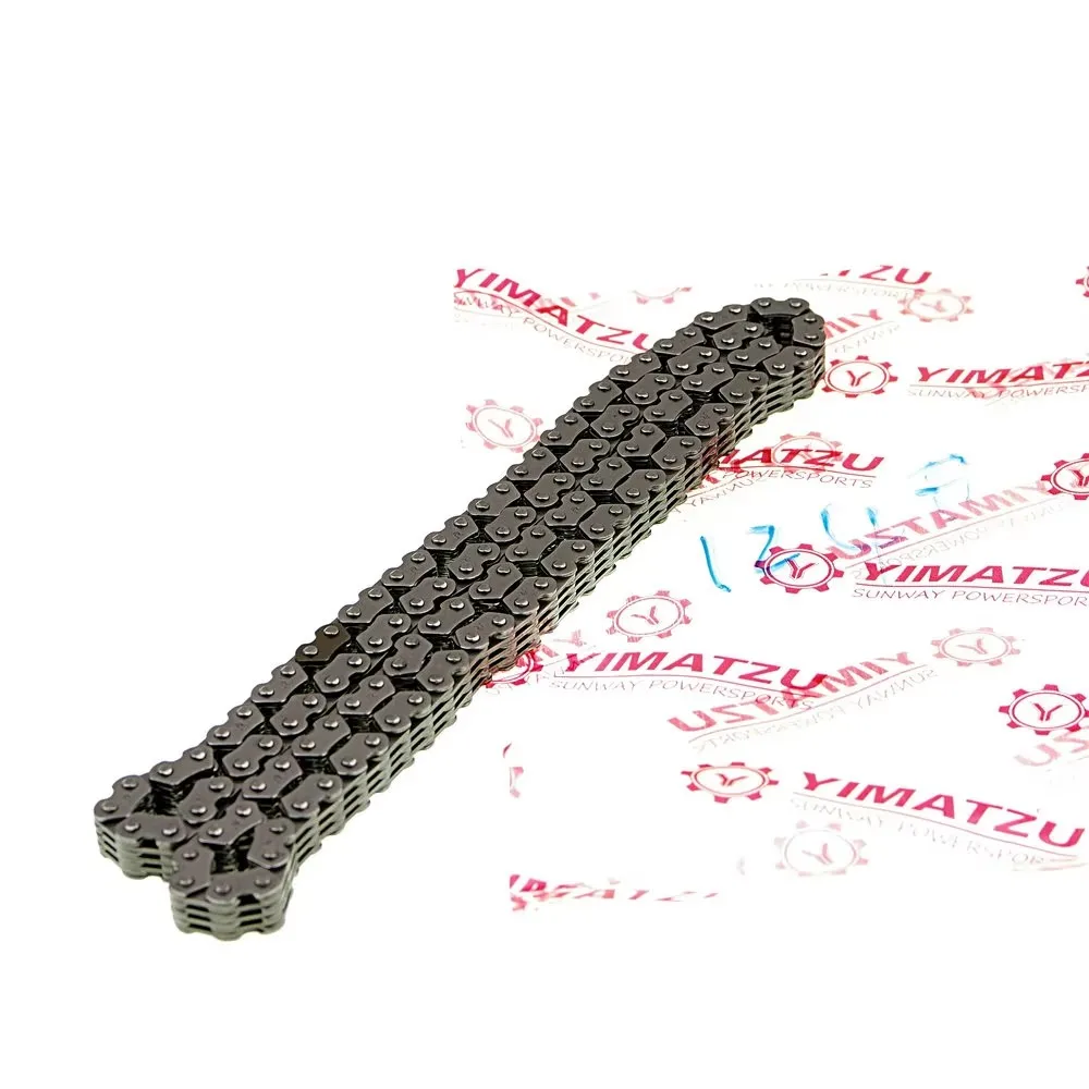 YIMATZU ATV Parts 124sec Timing Chain for  LINHAI LH520 500 M550L ATV UTV 35163,1BE-12251-00 CL04CF-9-124LW