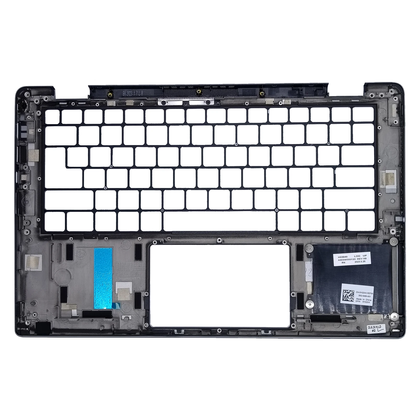 0YG2VX untuk DELL Latitude 7430 Casing Atas Laptop 2-In-1 100% Sampul Atas Notebook Teruji