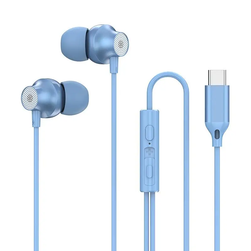 USB C Tai Nghe Nhét Tai Đồng Driver Hifi Tai Nghe Thể Thao-Tai Loại-C Dây Điều Khiển Tai Nghe Bass Âm Nhạc tai Nghe Dành Cho MP3 Điện Thoại