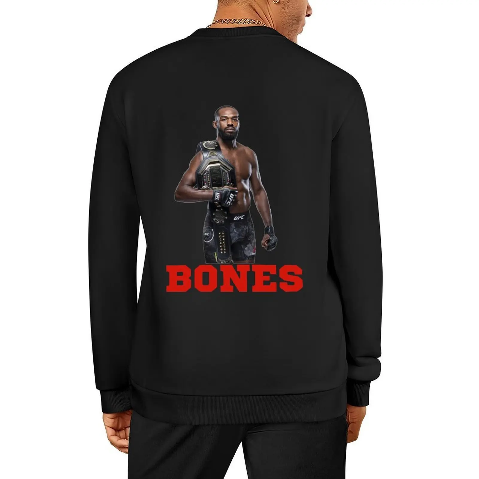 

Jon Bones Jones Pullover men's sweat-shirt set japanese style tracksuit men's winter sweater sweatshirts men