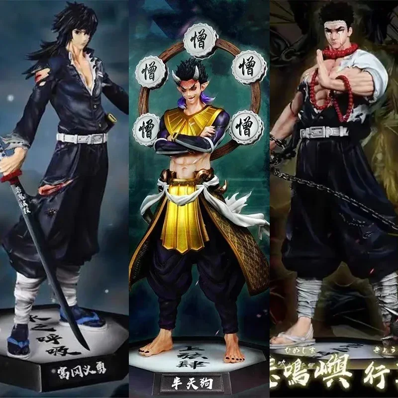 30cm Demon Slayer Figures Hantengu Anime Figure Himejima Gyoumei Figurine Kimetsu No Yaiba Tomiokagiyuu Statue Gk Pvc Toys Gift