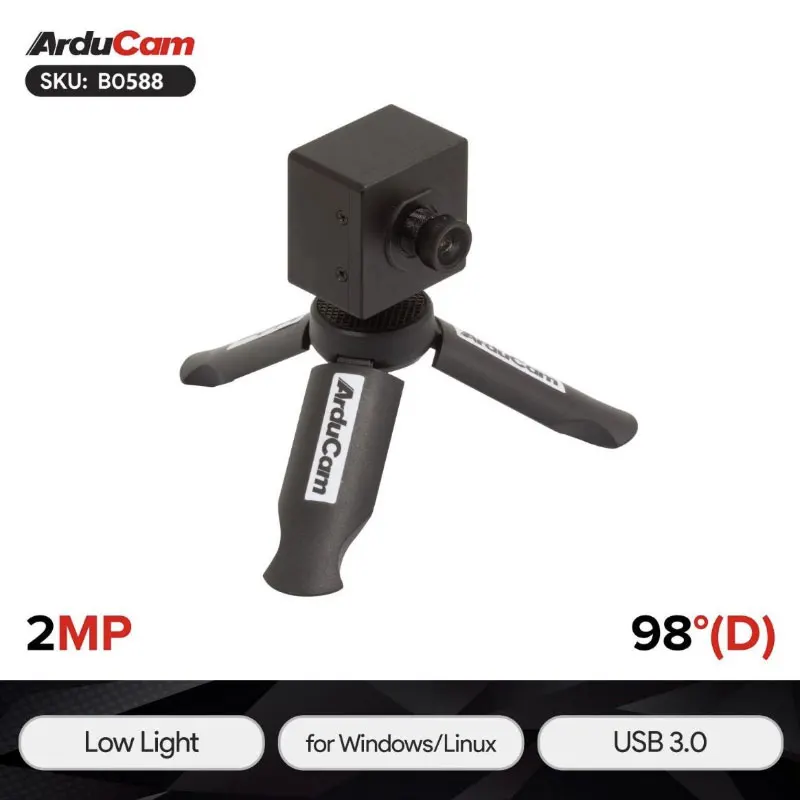 

Arducam IMX662 USB3 Camera – Ultra Low Light, Long Exposure, Pre-Tuned Lens