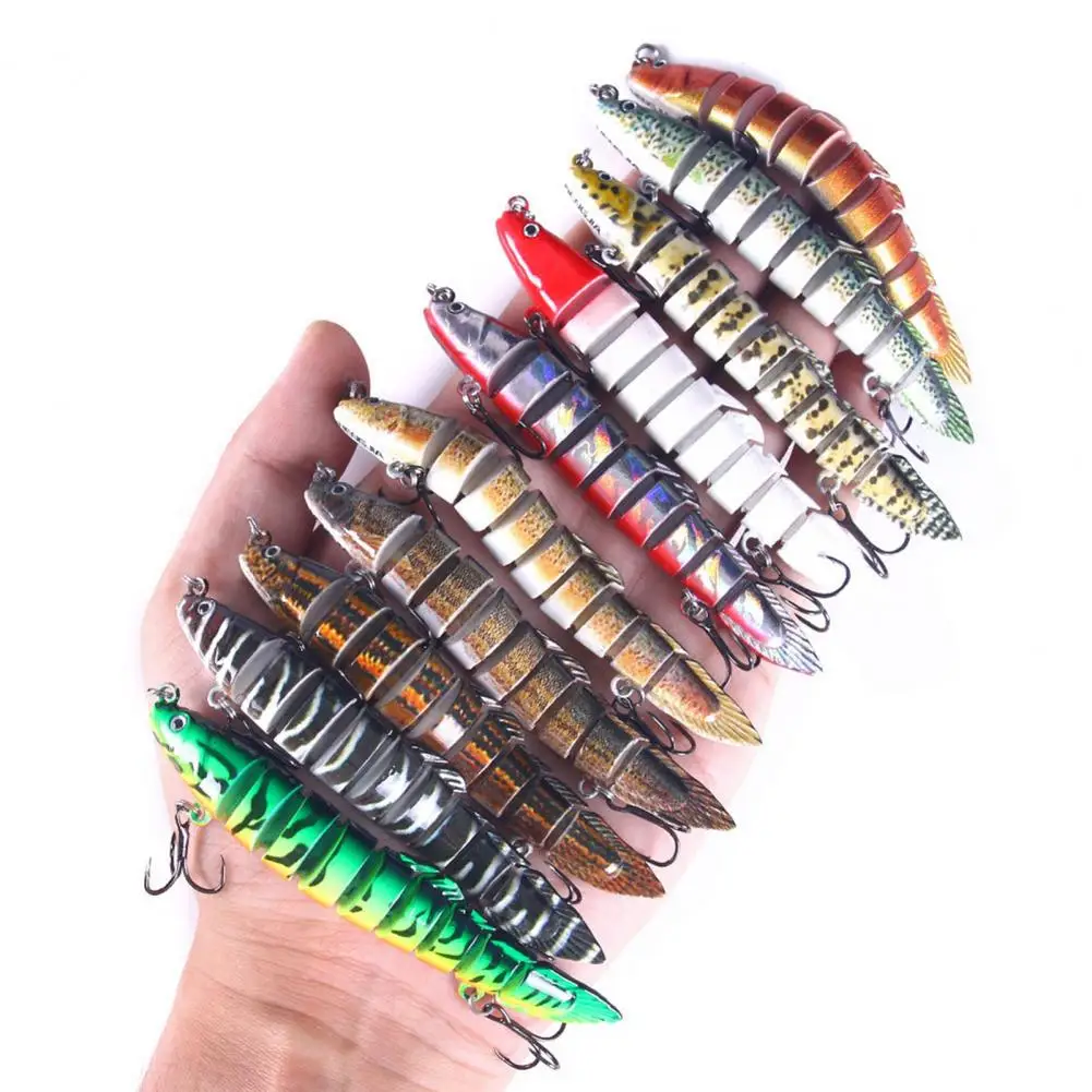 10cm/10g Fishing Lure Universal Simulated Increase Fish Rate Anti-break Angling ABS Fishing