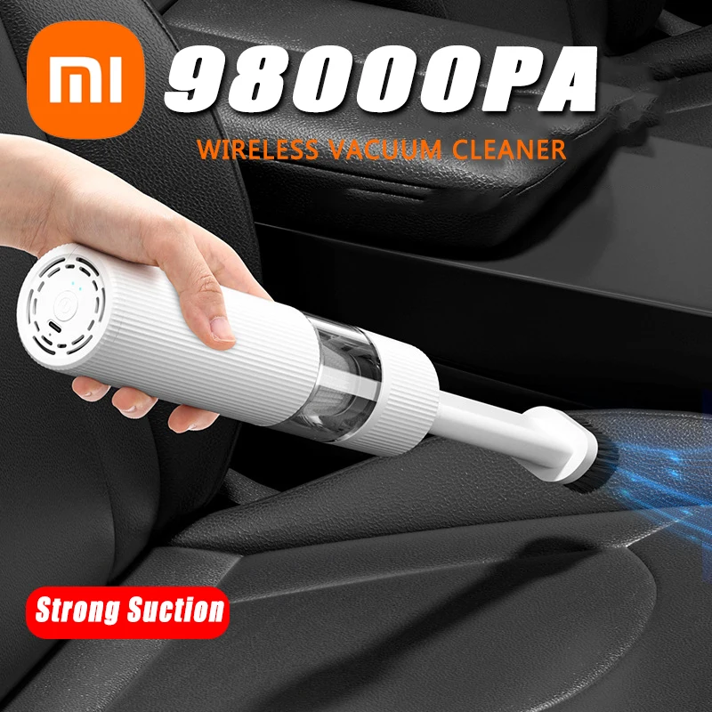 Xiaomi Car Vacuum Cleaner Portable Wireless Vacuum Cleaner Strong Suction Handheld Vacuum Cleaner Powerful Blower for Car Home