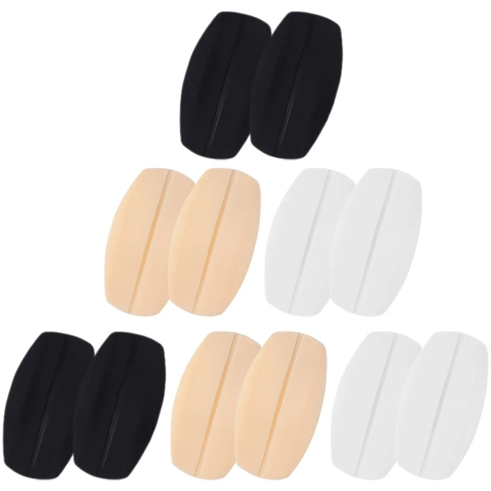 

6 Pcs Anti-slip Shoulder Pads Women Strap Stress Reliever Silicone Cushions Anti-skid Silica Gel Non-skid Miss